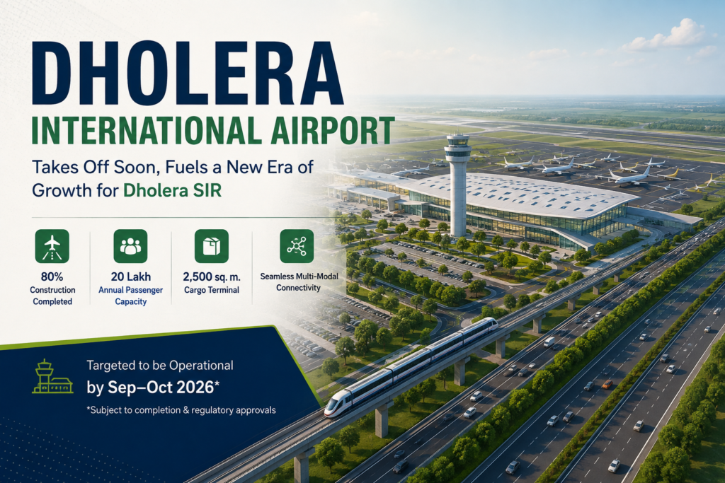 Dholera Airport Moves Closer to Launch as Gujarat’s Industrial Region Gains Momentum