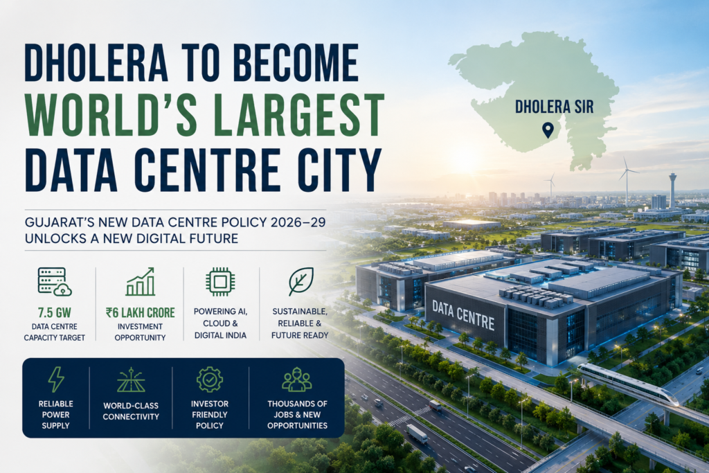 Dholera Emerges as Gujarat’s Flagship Destination for Data Centre Development